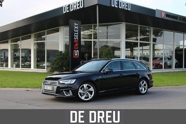 Zwart Gebruikt 2019 Audi A4 S-Line Stationwagen | € 24.995 (Goede deal) - Afbeelding 1/4