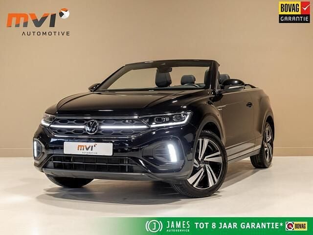 Zwart Occasion 2022 VW T-Roc Cabriolet R-line Cabriolet | € 36.000 (Iets duurder) - Afbeelding 1/4