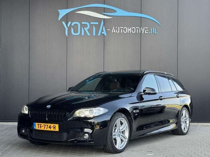 Zwart Gebruikt 2014 BMW 530 Executive Stationwagen | € 14.950 (Eerlijke prijs) - Afbeelding 1/4