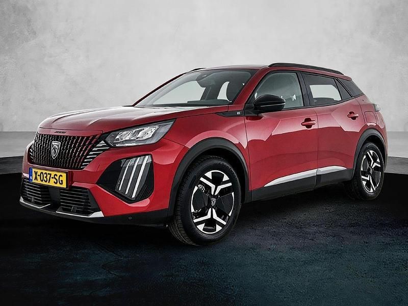 Rood Gebruikt 2024 Peugeot e-2008 Allure SUV | € 29.395 (Eerlijke prijs) - Afbeelding 1/3