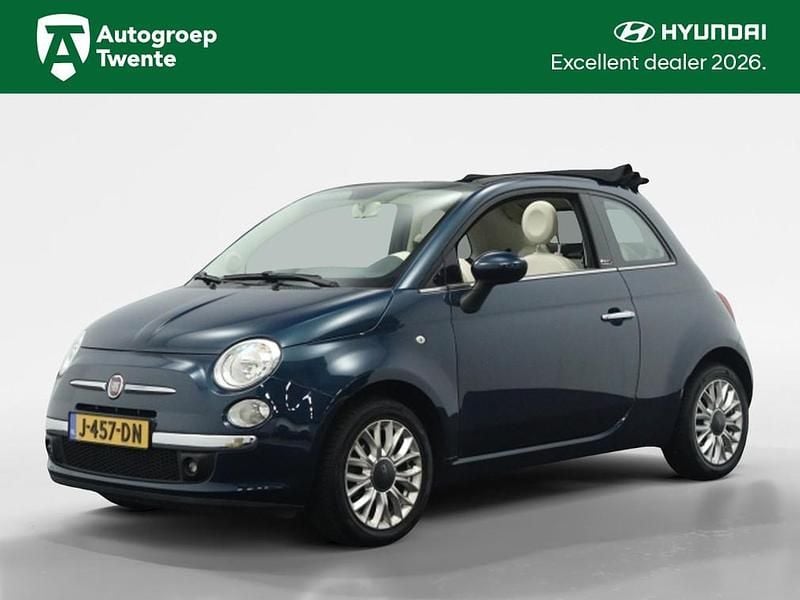 Blauw Occasion 2020 Fiat 500C Lounge Cabriolet | € 8.950 (Super prijs) - Afbeelding 1/4
