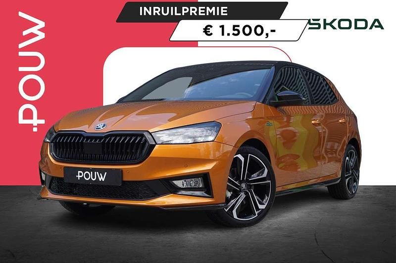 Oranje Nieuw 2025 Skoda Fabia Monte Carlo Hatchback | € 35.350 (Duur) - Afbeelding 1/4