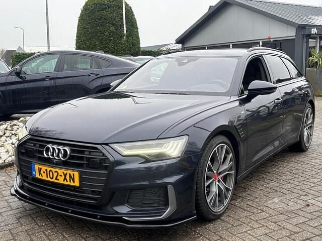 Blauw (metallic) Occasion 2019 Audi A6 S-Line Stationwagen | € 32.950 (Eerlijke prijs) - Afbeelding 1/4