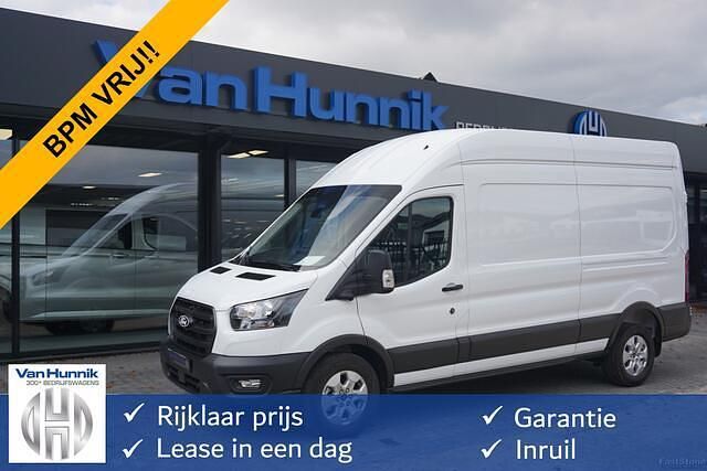 Wit Occasion 2024 Ford Transit Van | € 36.500 (Duur) - Afbeelding 1/4