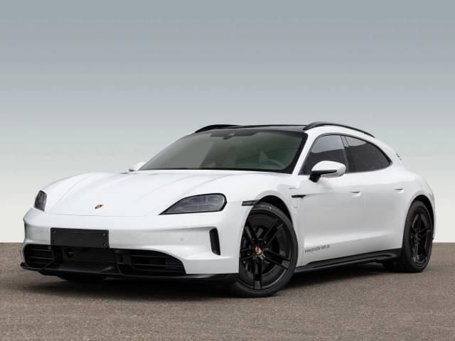 Wit Gebruikt 2024 Porsche Taycan 4S Sport Turismo Sedan | € 111.049 - Afbeelding 1/4