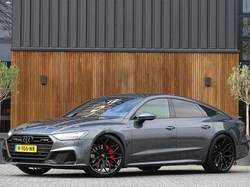 Grijs Occasion 2018 Audi A7 Sportback Exclusive Hatchback | € 37.995 (Eerlijke prijs) - Afbeelding 1/4