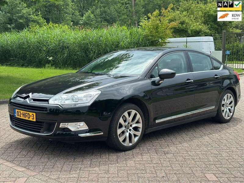 Zwart Gebruikt 2008 Citroën C5 Exclusive Sedan | € 4.499 - Afbeelding 1/4