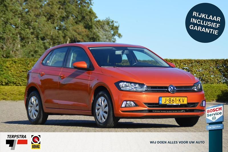 Oranje Occasion 2020 VW Polo Comfortline Hatchback | € 17.990 (Eerlijke prijs) - Afbeelding 1/4