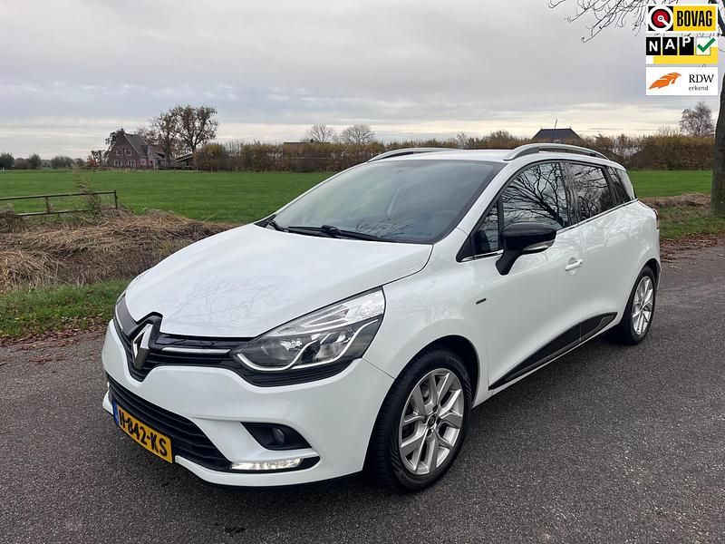 Wit Gebruikt 2020 Renault Clio GrandTour LIMITED Stationwagen | € 9.450 (Eerlijke prijs) - Afbeelding 1/4