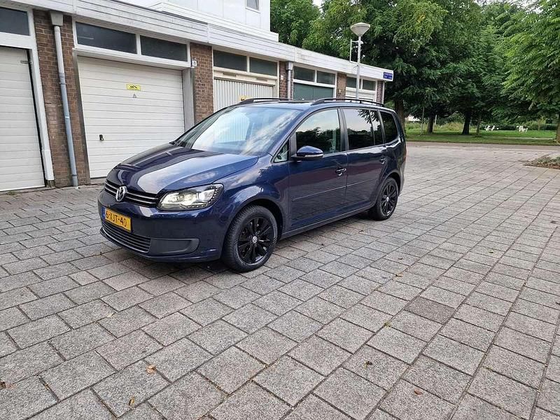 Blauw Gebruikt 2014 VW Touran Comfortline MPV | € 8.499 (Goede deal) - Afbeelding 1/4