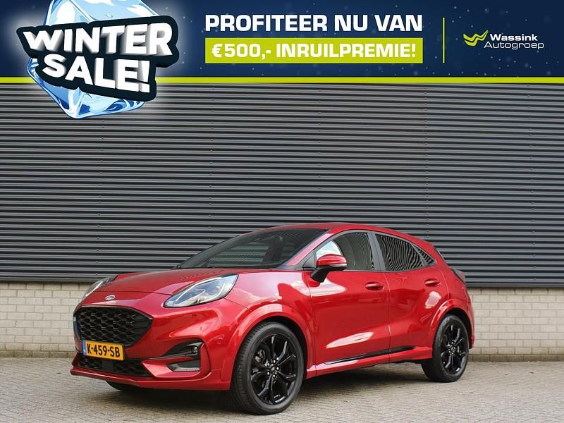 Rood (metallic) Occasion 2021 Ford Puma ST-Line X SUV | € 18.650 (Eerlijke prijs) - Afbeelding 1/3
