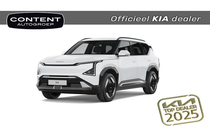 Snow white pearl (wit metallic) Nieuw 2025 Kia EV5 GT-Line SUV | € 46.940 - Afbeelding 1/4
