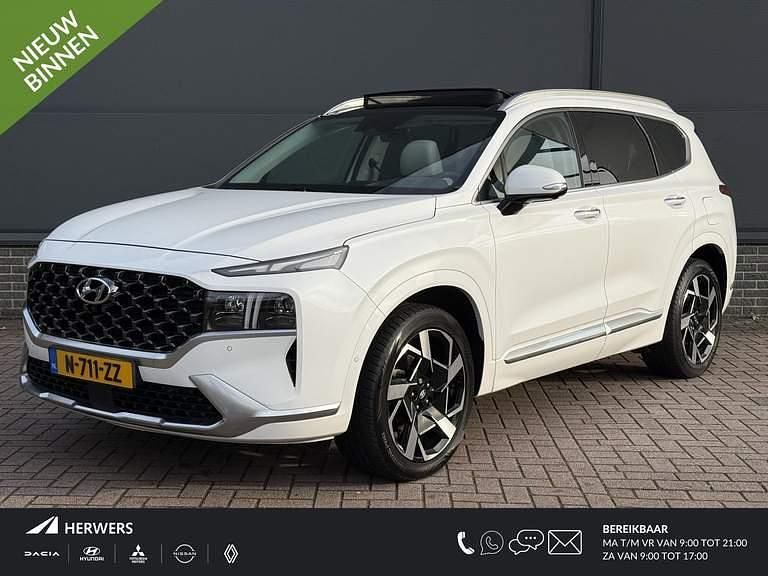 Hyper white cream pearl/hyper white pearl (ww2) Gebruikt 2022 Hyundai Santa Fe SUV | € 32.985 (Goede deal) - Afbeelding 1/4