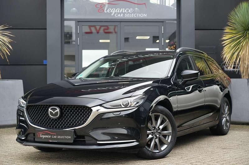 Zwart Gebruikt 2019 Mazda 6 Comfort Stationwagen | € 19.950 (Goede deal) - Afbeelding 1/4