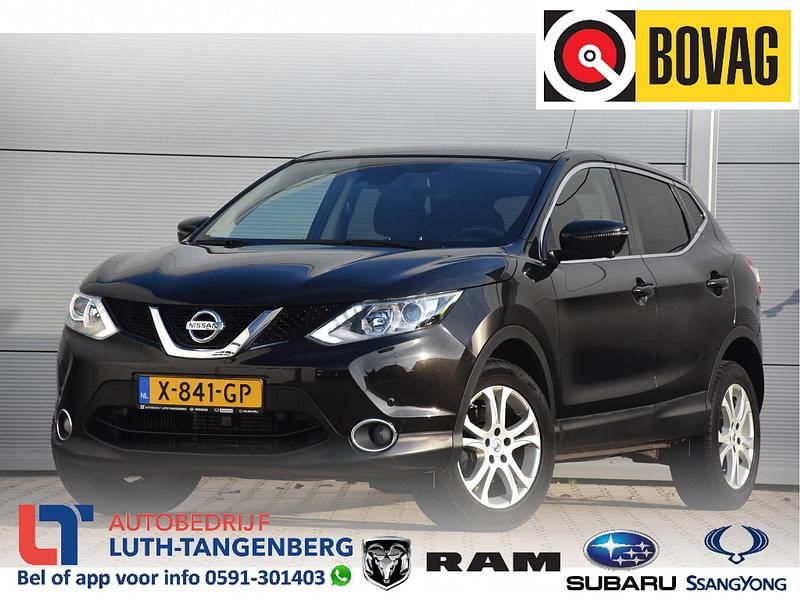 Zwart Occasion 2017 Nissan Qashqai N-Connecta SUV | € 12.950 (Goede deal) - Afbeelding 1/4