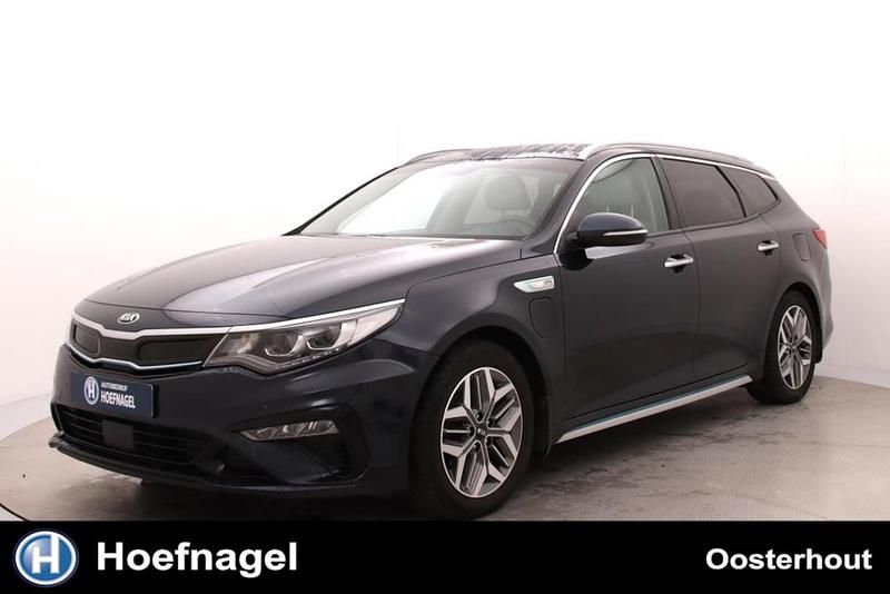 Blauw Gebruikt 2019 Kia Optima Hybrid Sedan | € 19.900 (Eerlijke prijs) - Afbeelding 1/4