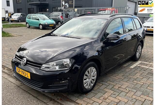 Zwart Gebruikt 2015 VW Golf VII Trendline Stationwagen | € 8.990 (Goede deal) - Afbeelding 1/4