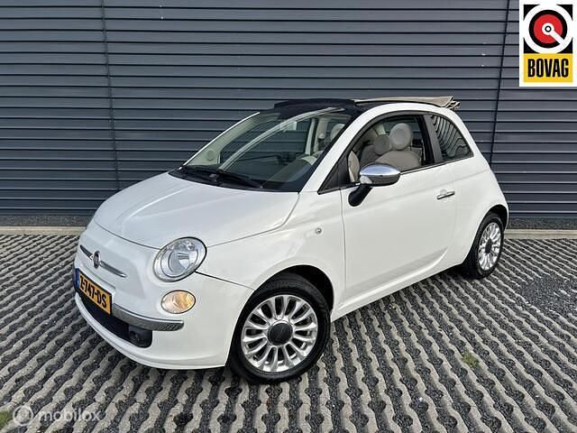 Wit Occasion 2014 Fiat 500C Lounge Cabriolet | € 7.495 (Goede deal) - Afbeelding 1/4