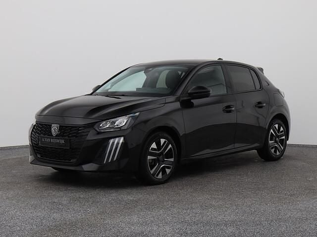 Zwart (metallic) Gebruikt 2025 Peugeot 208 Allure Hatchback | € 21.400 (Super prijs) - Afbeelding 1/4