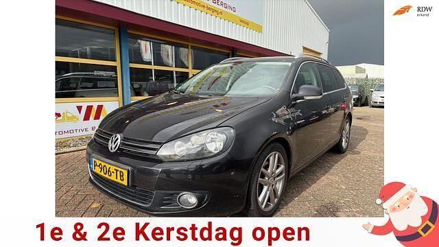 Zwart (metallic) Gebruikt 2010 VW Golf Stationwagen | € 4.500 (Goede deal) - Afbeelding 1/4