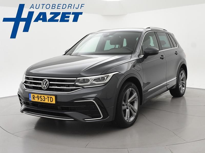 Grijs Gebruikt 2022 VW Tiguan R-line Plus SUV | € 29.950 (Eerlijke prijs) - Afbeelding 1/4