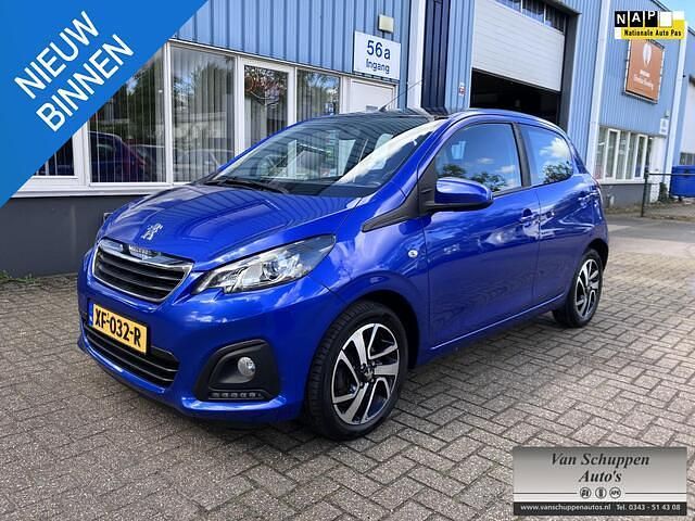 Blauw Gebruikt 2019 Peugeot 108 Active Hatchback | € 7.750 (Iets duurder) - Afbeelding 1/4