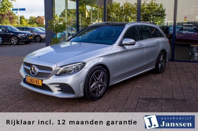 Grijs, metallic lak Gebruikt 2020 Mercedes C180 Business Stationwagen | € 29.940 (Eerlijke prijs) - Afbeelding 1/3
