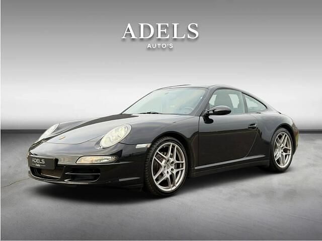 Zwart (metallic) Gebruikt 2007 Porsche 911 Carrera 4 Coupé | € 48.995 (Eerlijke prijs) - Afbeelding 1/4