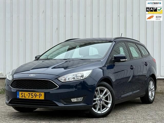 Blauw Gebruikt 2018 Ford Focus Stationwagen | € 8.449 (Eerlijke prijs) - Afbeelding 1/4