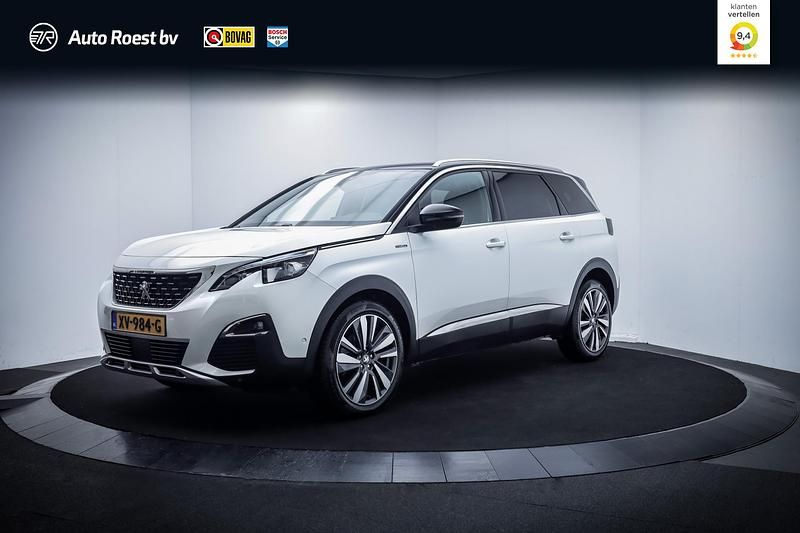 Wit Occasion 2019 Peugeot 5008 GT-line SUV | € 19.025 (Iets duurder) - Afbeelding 1/4