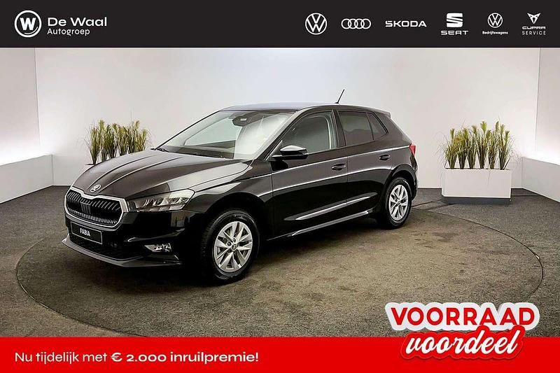 Zwart Nieuw 2025 Skoda Fabia Business Line Hatchback | € 25.900 (Super prijs) - Afbeelding 1/4