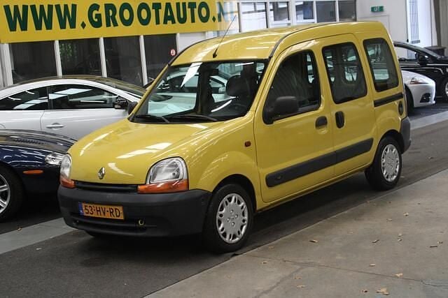 Geel Gebruikt 2001 Renault Kangoo Authentique MPV | € 799 (Super prijs) - Afbeelding 1/4