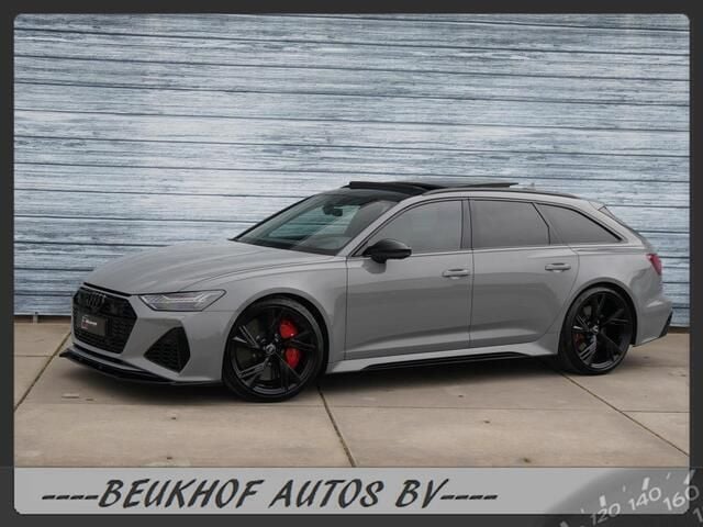 Grijs Gebruikt 2021 Audi RS6 Stationwagen | € 137.890 (Duur) - Afbeelding 1/4