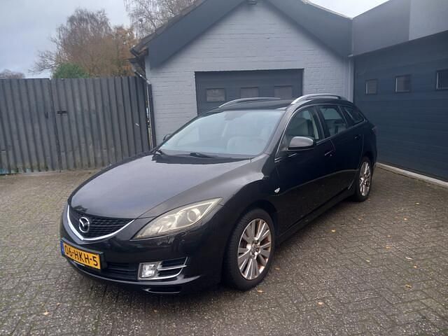 Zwart Gebruikt 2009 Mazda 6 Touring Stationwagen | € 3.500 (Eerlijke prijs) - Afbeelding 1/4