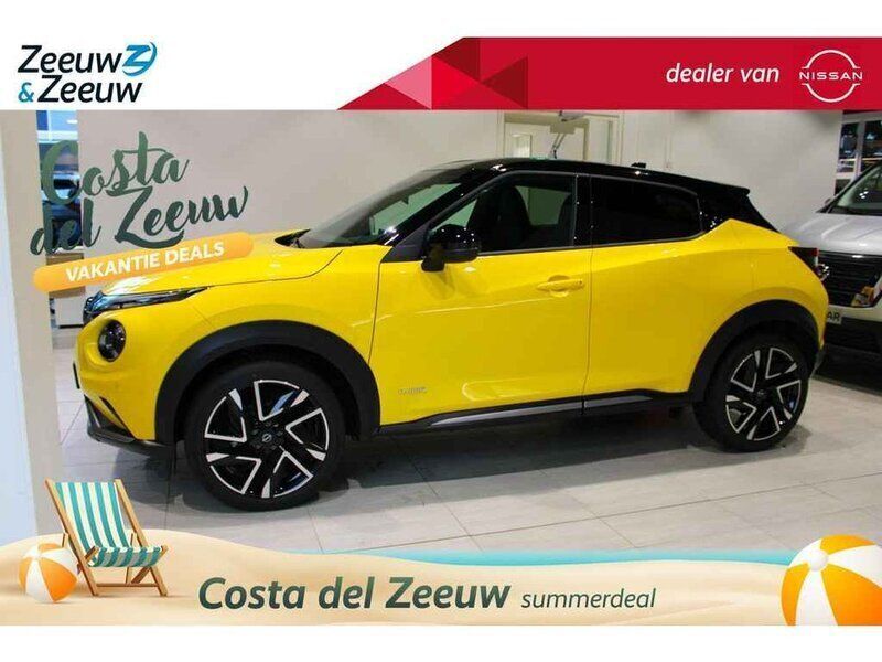 Yellow metallic/ zwart dak Nieuw 2024 Nissan Juke SUV | € 37.921 (Iets duurder) - Afbeelding 1/4