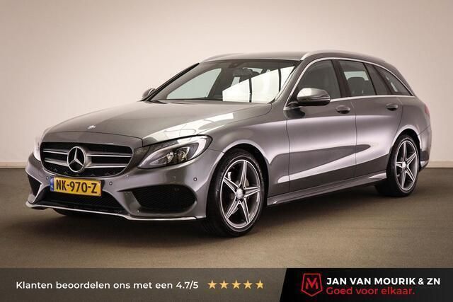 Grijs, metallic lak Gebruikt 2017 Mercedes C180 Sport Edition Stationwagen | € 19.250 (Eerlijke prijs) - Afbeelding 1/4