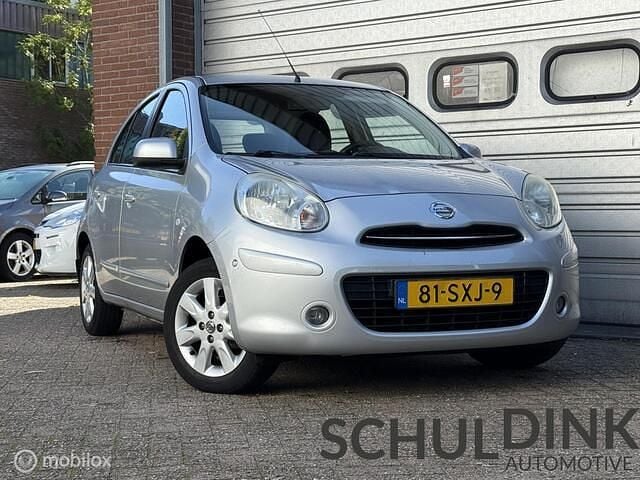 Grijs Gebruikt 2012 Nissan Micra Hatchback | € 5.950 (Eerlijke prijs) - Afbeelding 1/4