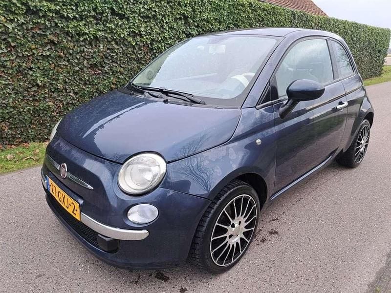 Blauw (metallic) Occasion 2008 Fiat 500 Pop Hatchback | € 1.999 (Super prijs) - Afbeelding 1/4