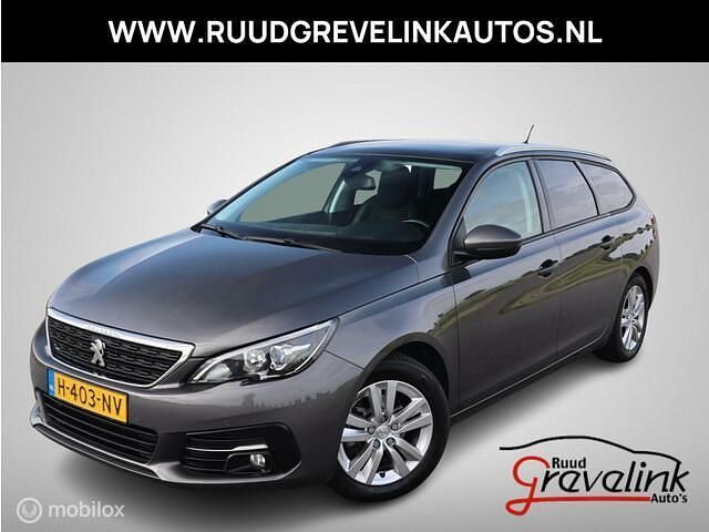 Grijs Occasion 2020 Peugeot 308 SW Stationwagen | € 10.995 (Super prijs) - Afbeelding 1/4