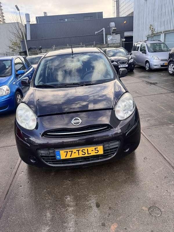 Paars Gebruikt 2012 Nissan Micra Acenta MPV | € 2.999 (Eerlijke prijs) - Afbeelding 1/4