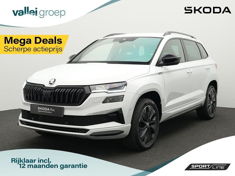 Wit Gebruikt 2024 Skoda Karoq Business Line SUV | € 35.900 (Goede deal) - Afbeelding 1/4