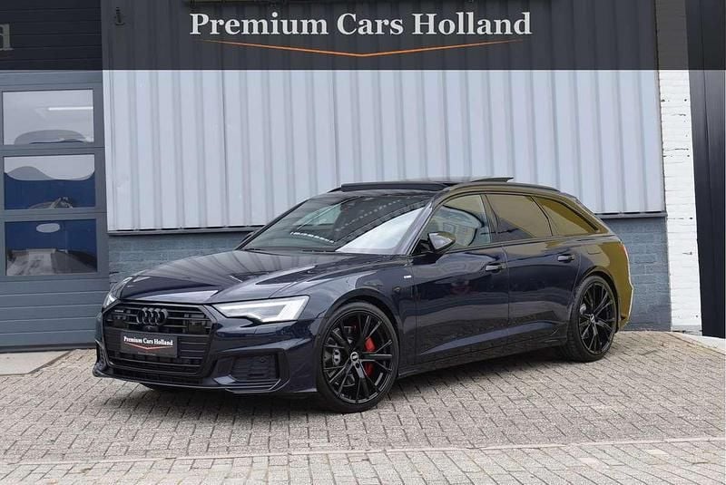 Blauw Gebruikt 2022 Audi A6 S-Line Stationwagen | € 49.950 (Eerlijke prijs) - Afbeelding 1/4