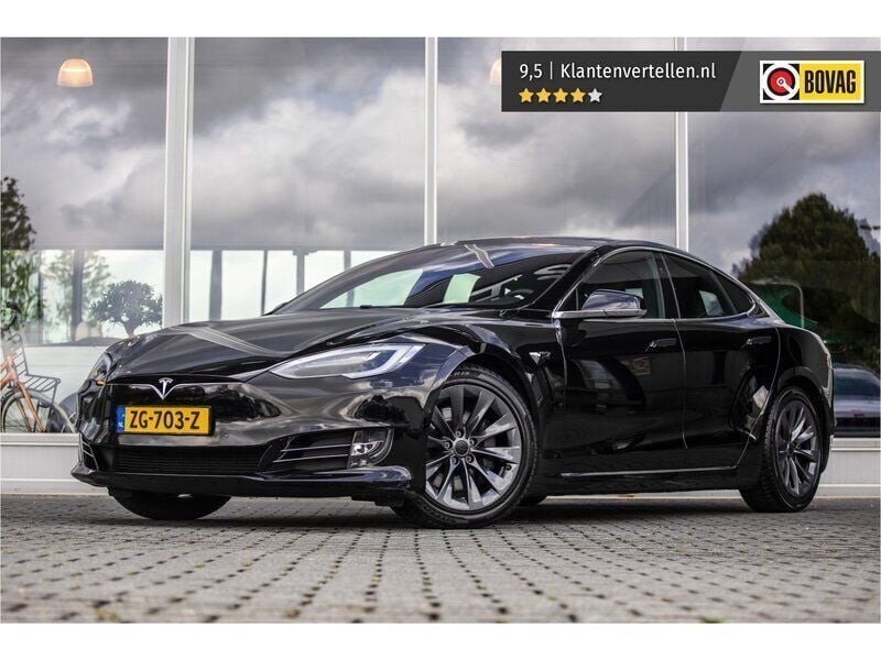Zwart Gebruikt 2019 Tesla Model S Sedan | € 31.850 (Eerlijke prijs) - Afbeelding 1/4