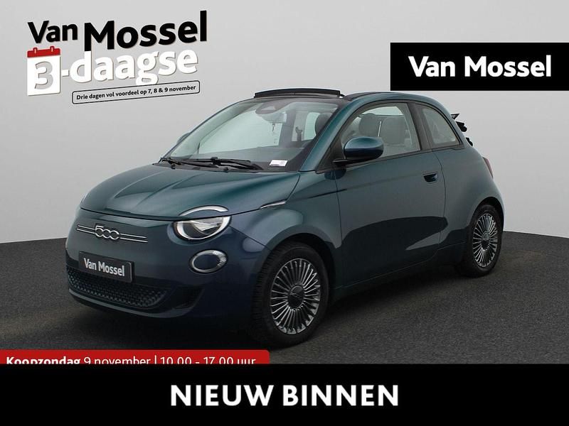 Groen Gebruikt 2022 Fiat 500e Icon Cabriolet | € 19.900 (Goede deal) - Afbeelding 1/4