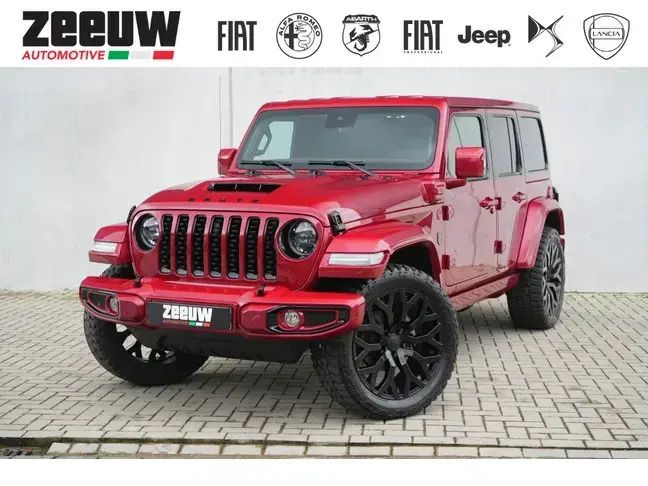 Rood Gebruikt 2023 Jeep Wrangler Unlimited SUV | € 124.450 - Afbeelding 1/4