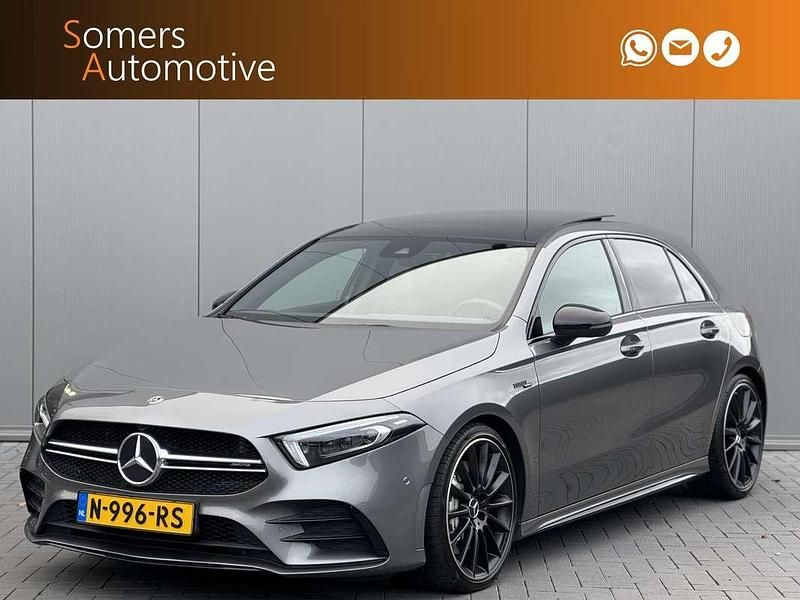 Grijs Gebruikt 2020 Mercedes A35 AMG AMG Hatchback | € 37.950 (Goede deal) - Afbeelding 1/4
