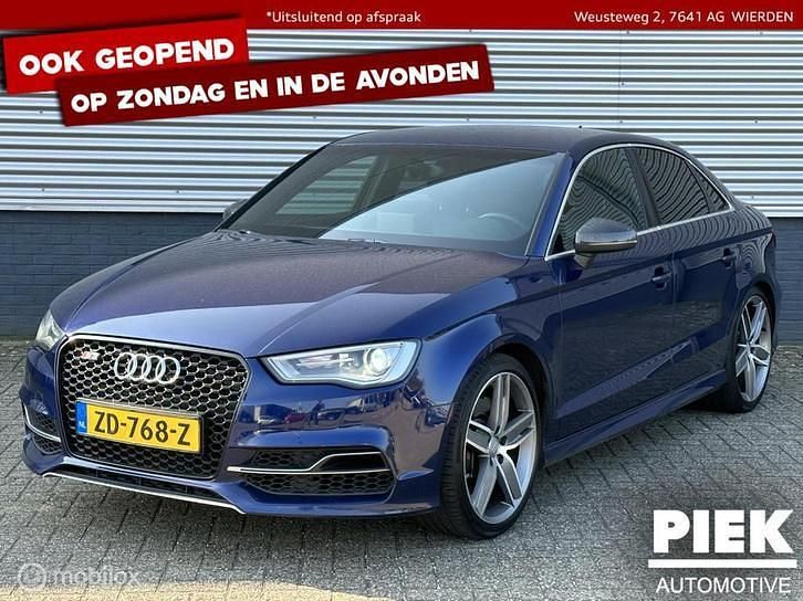 Occasion Audi S3 Proline 301 PK (221 kW) 2014 Blauw, metallic lak Sedan