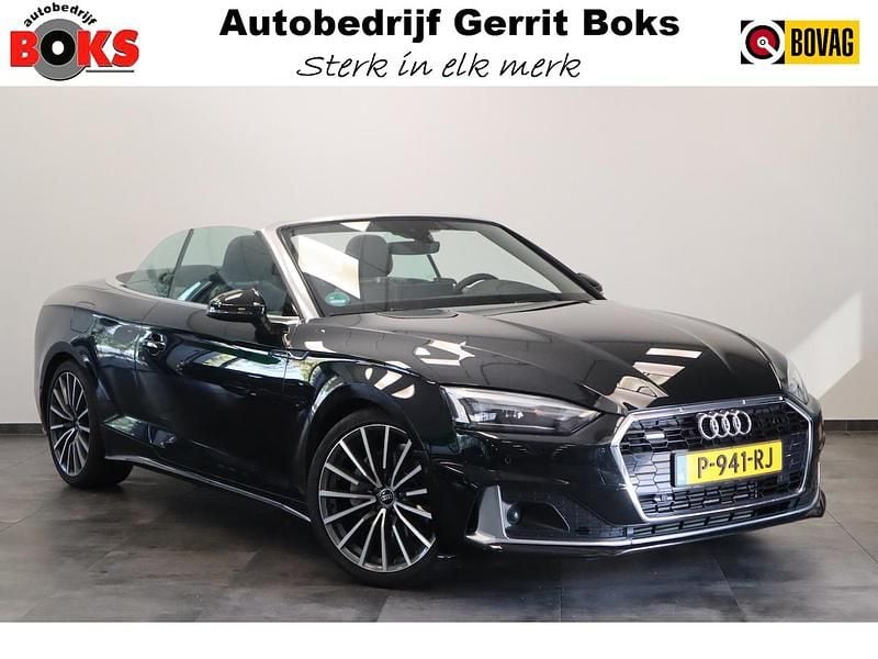 Zwart Gebruikt 2021 Audi A5 Cabriolet Cabriolet | € 41.950 (Eerlijke prijs) - Afbeelding 1/3