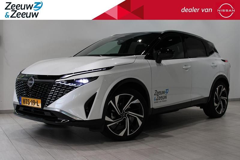 Occasion Nissan Qashqai Tekna+ 158 PK (116 kW) 2025 Pearl wit / zwart dak SUV
