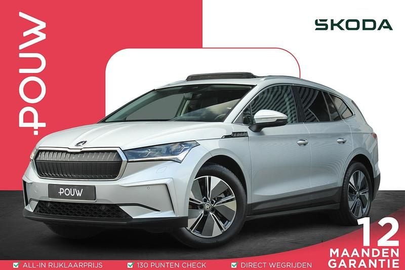 Grijs Gebruikt 2021 Skoda Enyaq iV SUV | € 30.900 (Eerlijke prijs) - Afbeelding 1/4